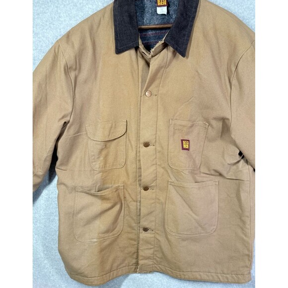 Vintage Wrangler Big Ben Mens 48 Long Barn Chore Work Coat Jacket Blanket Lined - Picture 3 of 10